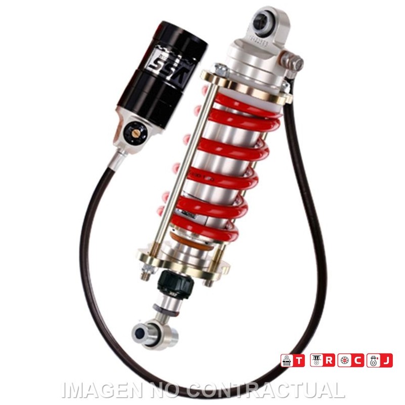 Amortiguador Trasero YSS Gas Top Line c/Botella y manguito Yamaha TMax 530