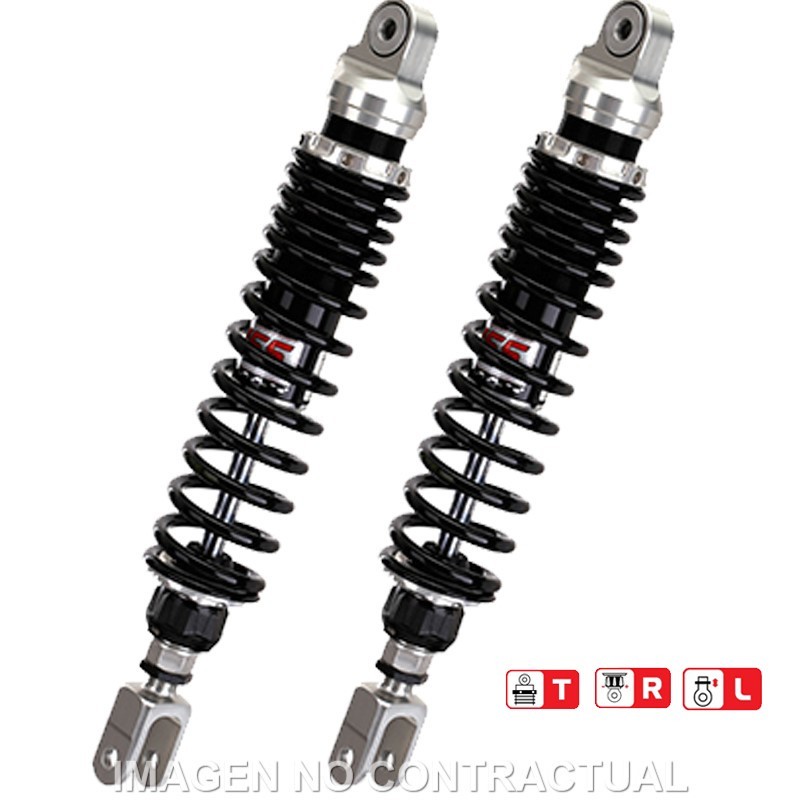 Juego Amortiguadores Traseros YSS Gas Top Line Suzuki TR 250
