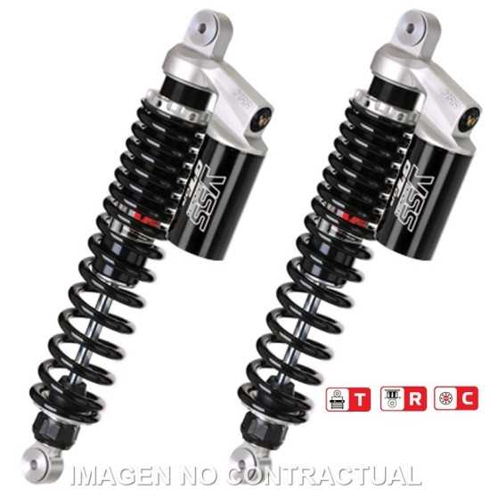 Juego Amortiguadores Traseros YSS Gas Top Line c/Botella superior Maico MC 400