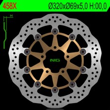 Disco de freno NG BRAKES ondulado flotante 297X