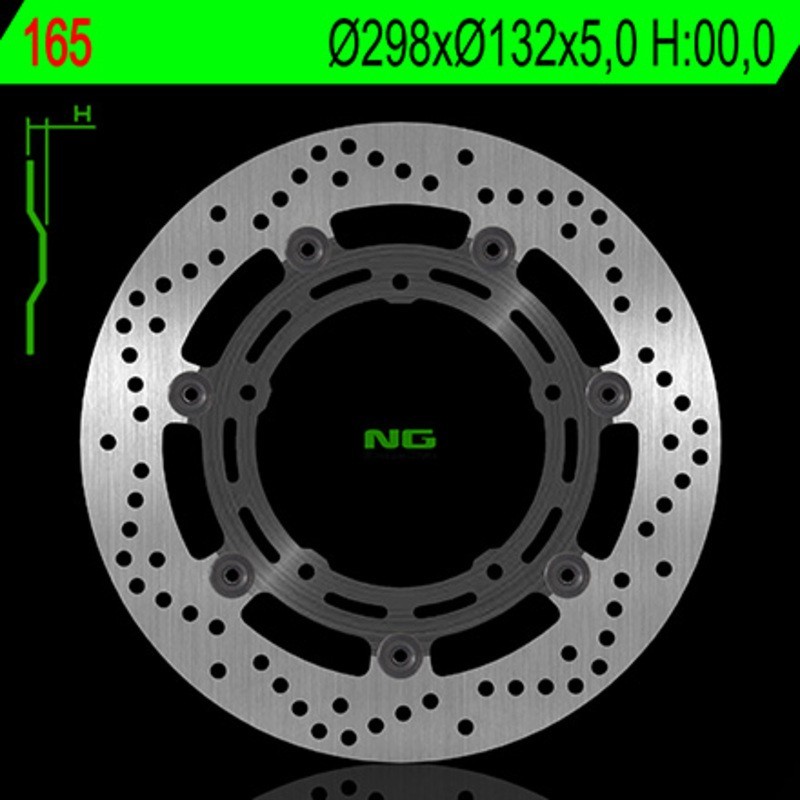 Disco de freno NG BRAKES redondo flotante 165