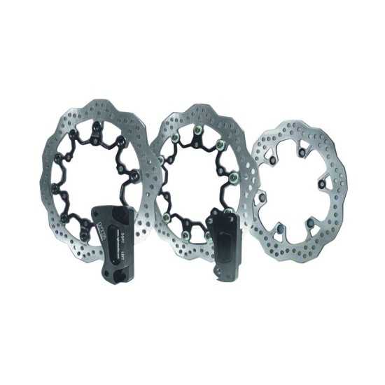Kit disco de freno sobredimensionado NG BRAKES ondulado flotante KITTMAX