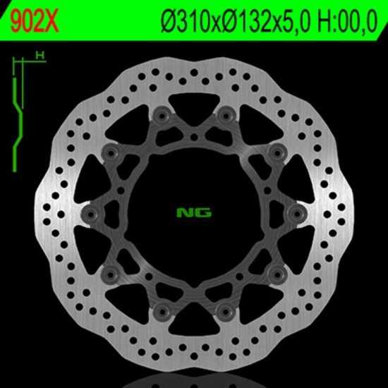 Disco de freno NG BRAKES ondulado flotante 902X