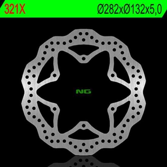 Disco de freno NG BRAKES ondulado fijo 321X