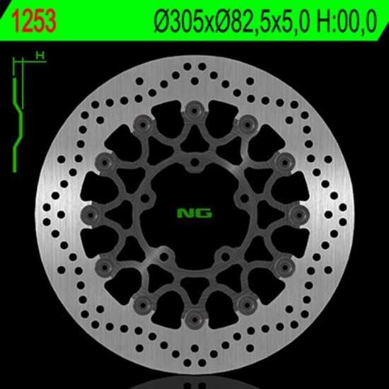 Disco de freno NG BRAKES redondo flotante 1253