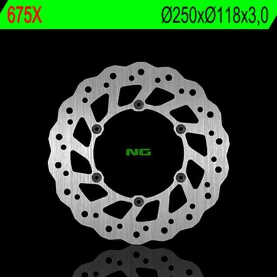 Disco de freno NG BRAKES ondulado fijo 675X
