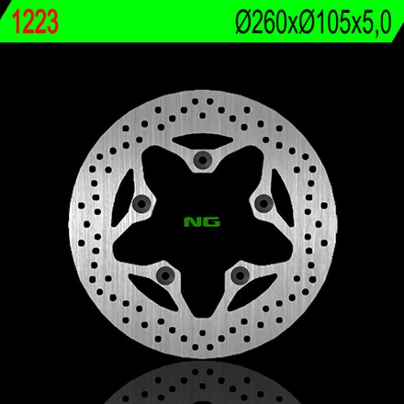 Disco de freno NG BRAKES redondo fijo 1223
