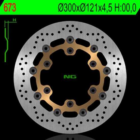 Disco de freno NG BRAKES redondo flotante 673