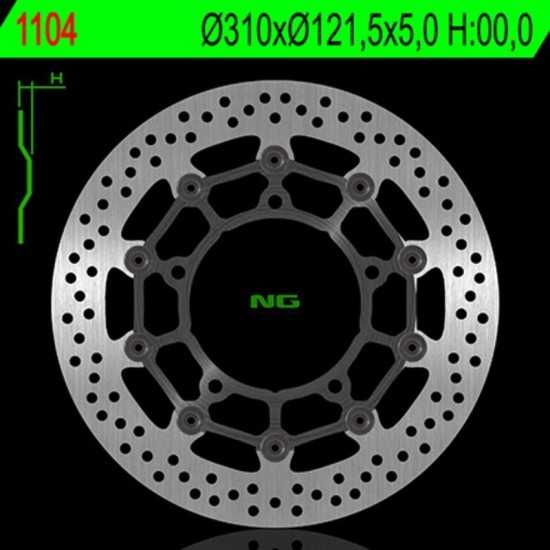Disco de freno NG BRAKES redondo flotante 1104
