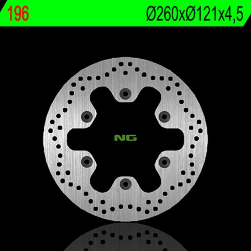Disco de freno NG BRAKES redondo fijo 196