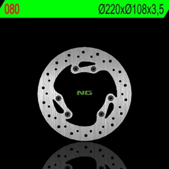 Disco de freno NG BRAKES redondo fijo 80