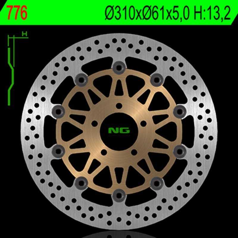Disco de freno NG BRAKES redondo flotante 776