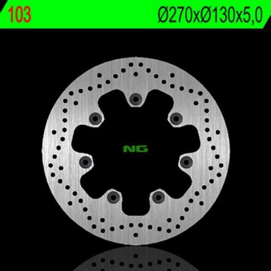 Disco de freno NG BRAKES redondo fijo 103