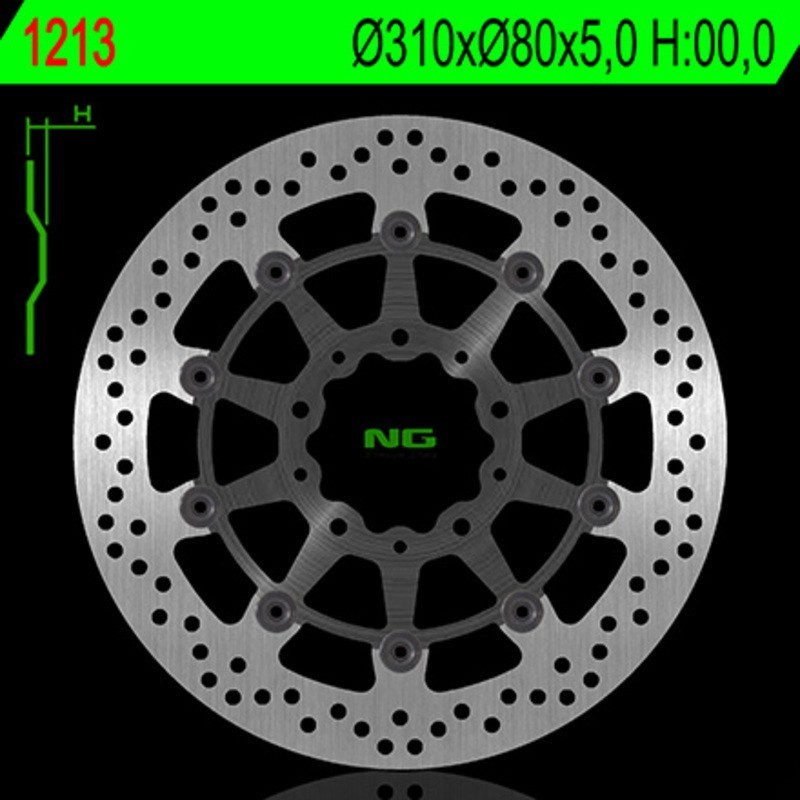 Disco de freno NG BRAKES redondo flotante 1213