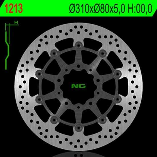 Disco de freno NG BRAKES redondo flotante 1213