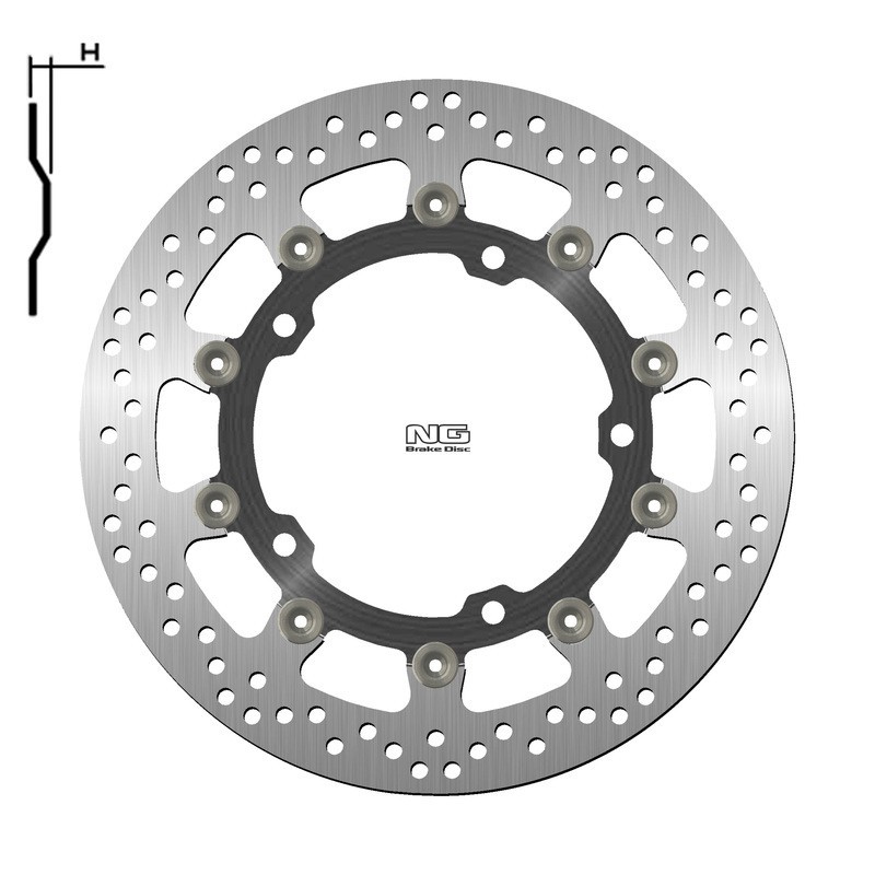 Disco de freno NG BRAKES redondo flotante 1785G