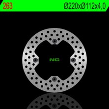 Disco de freno NG BRAKES redondo fijo 263