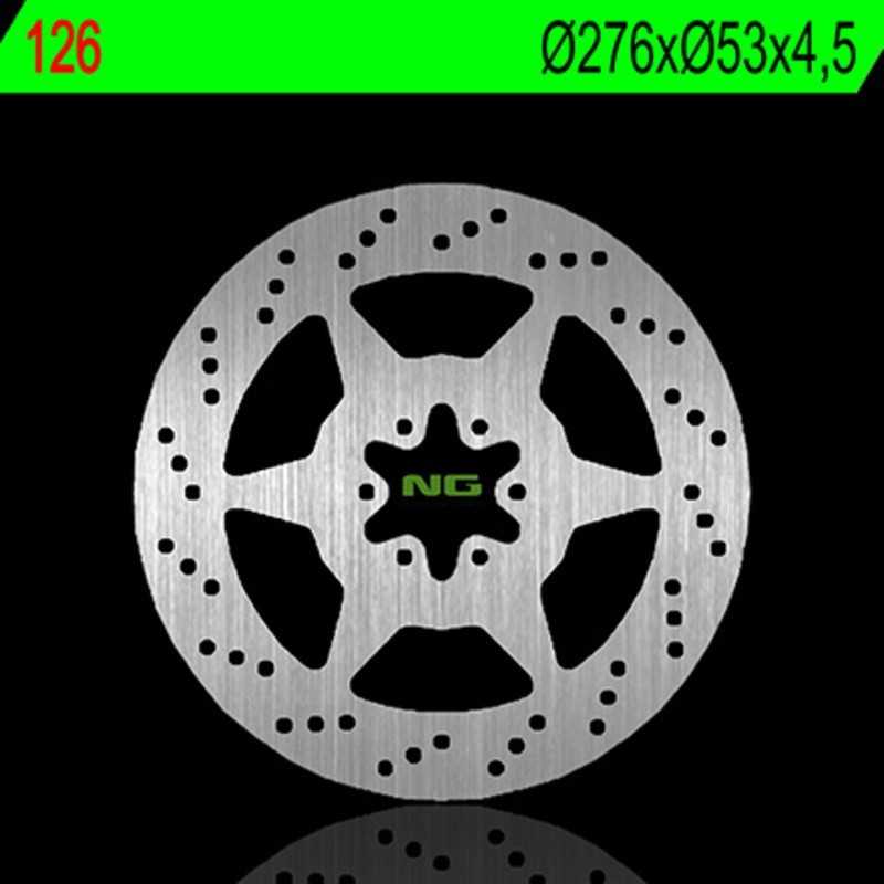 Disco de freno NG BRAKES redondo fijo 126