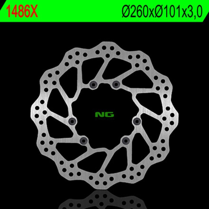 Disco de freno NG BRAKES ondulado fijo 1486X