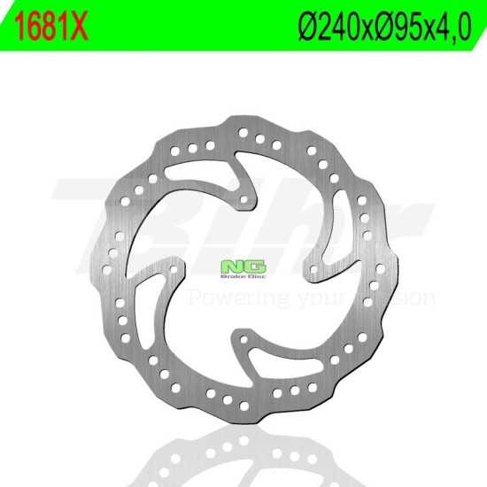 Disco de freno NG BRAKES ondulado fijo 1681X