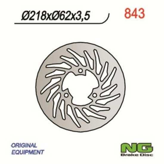 Disco de freno NG BRAKES redondo fijo 843
