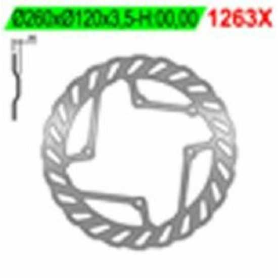 Disco de freno NG BRAKES ondulado fijo 1263X