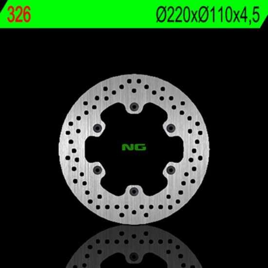 Disco de freno NG BRAKES redondo fijo 326