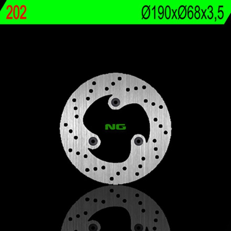 Disco de freno NG BRAKES redondo fijo 202
