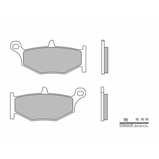 Pastillas de freno sinterizadas Suzuki GSX Hayabusa R Brembo