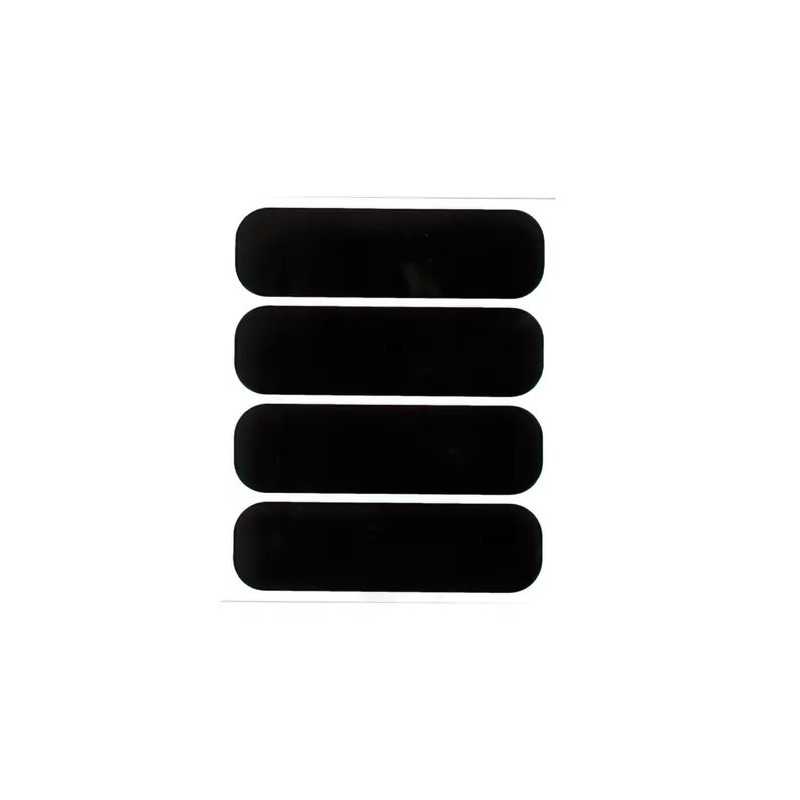 Pegatinas negras mate reflectantes para casco