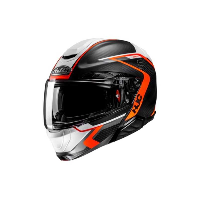 Casco HJC RPHA 91 Carbon Lagos Negro/Naranja/Blanco