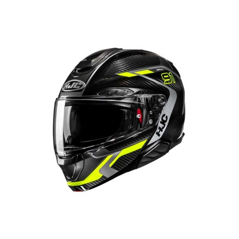 Casco HJC RPHA 91 Carbon Lagos Negro/Amarillo Fluor