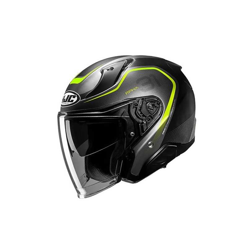 Casco HJC RPHA 31 Kouv Negro/Amarillo Fluor