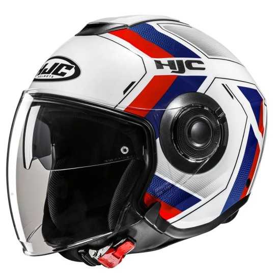 Casco HJC I40N Velu Blanco/Rojo/Azul