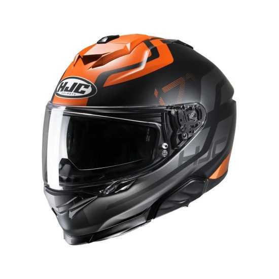 Casco HJC I71 Enta Negro/Naranja/Gris