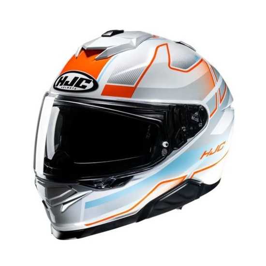 Casco HJC I71 Iorix Blanco/Naranja