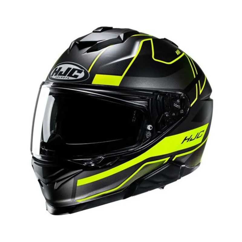Casco HJC I71 Iorix Negro/Amarillo Fluor