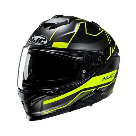 Casco HJC I71 Iorix Negro/Amarillo Fluor