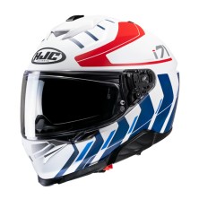 Casco HJC I71 Simo Blanco/Azul/Rojo