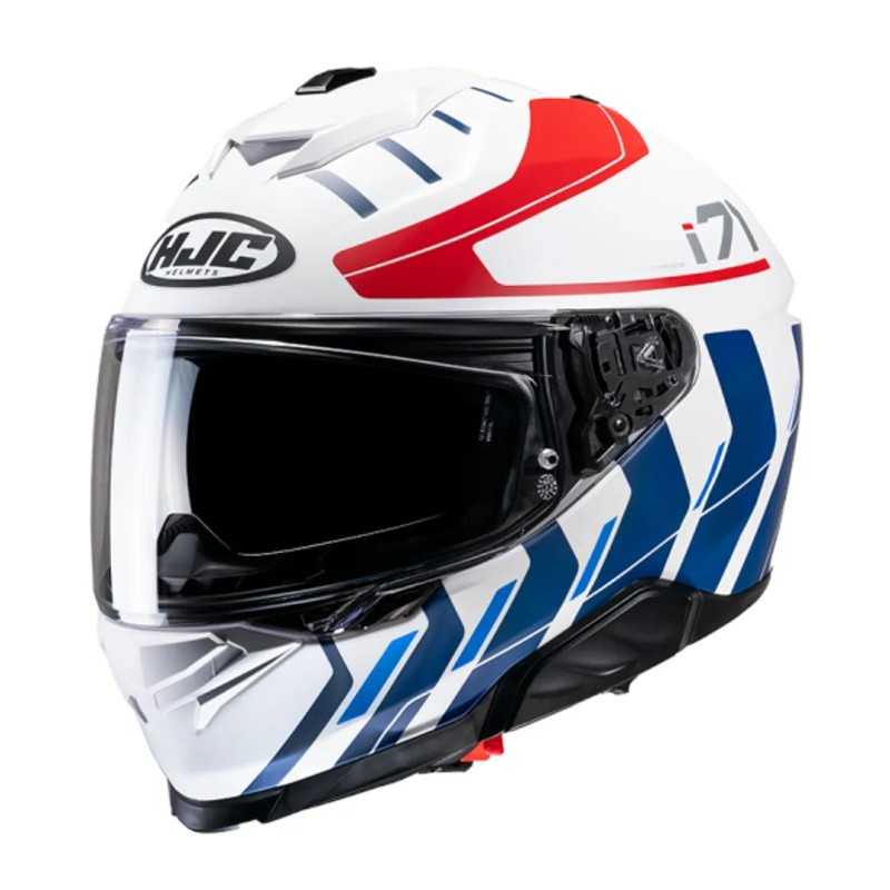 Casco HJC I71 Simo Blanco/Azul/Rojo