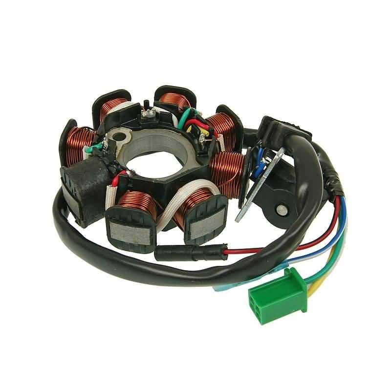 Stator de 8 bobinas para motores GY6 125cc/ 150cc