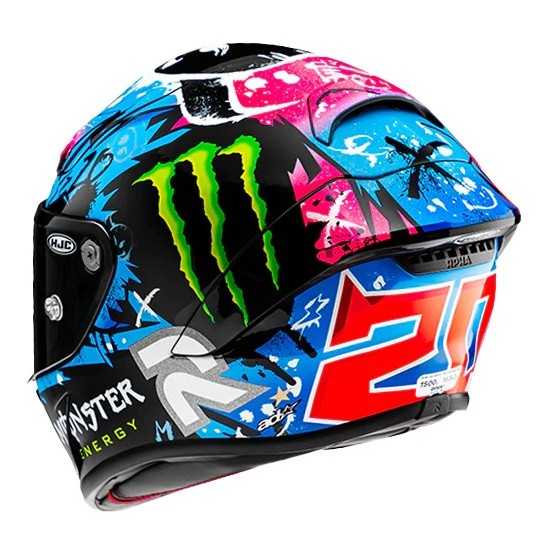 Casco RPHA 1 Quartararo Le Mans Sp Rosa/Azul/Negro