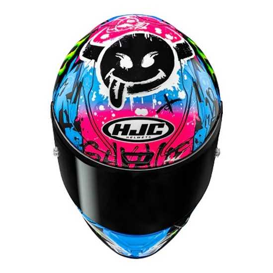 Casco RPHA 1 Quartararo Le Mans Sp Rosa/Azul/Negro