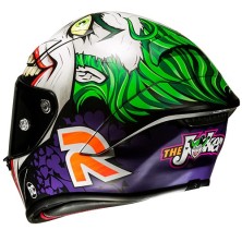 Casco HJC RPHA 1 Joker Dc Comics Negro/Blanco/Verde/Lila