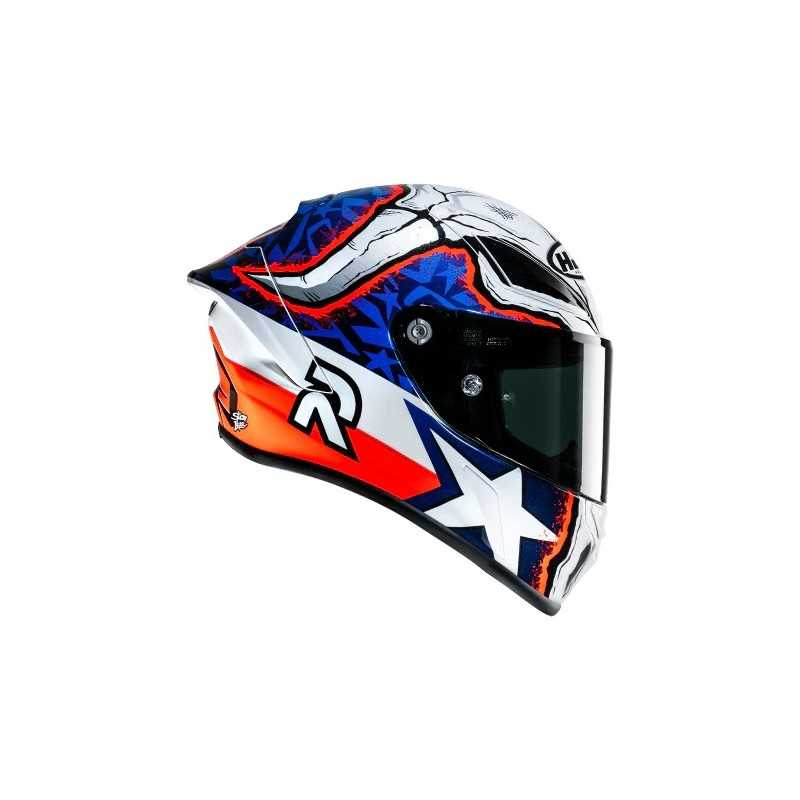 Casco HJC RPHA 1 Garret Gerloff Replica Azul/Blanco/Rojo