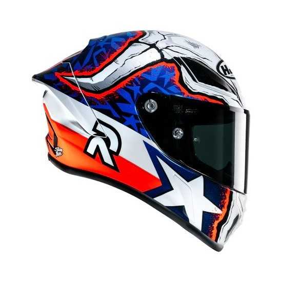 Casco HJC RPHA 1 Garret Gerloff Replica Azul/Blanco/Rojo