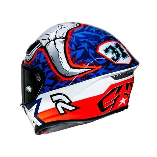 Casco HJC RPHA 1 Garret Gerloff Replica Azul/Blanco/Rojo