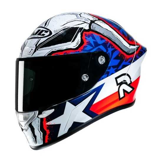 Casco HJC RPHA 1 Garret Gerloff Replica Azul/Blanco/Rojo