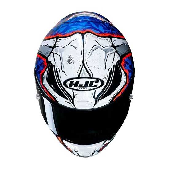 Casco HJC RPHA 1 Garret Gerloff Replica Azul/Blanco/Rojo