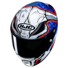 Casco HJC RPHA 1 Garret Gerloff Replica Azul/Blanco/Rojo